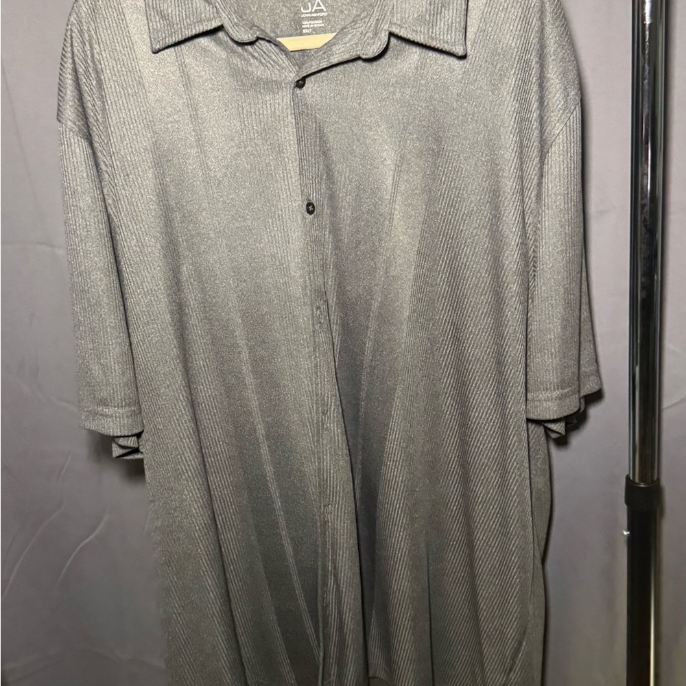John Ashford Charcoal Button-Up Shirt